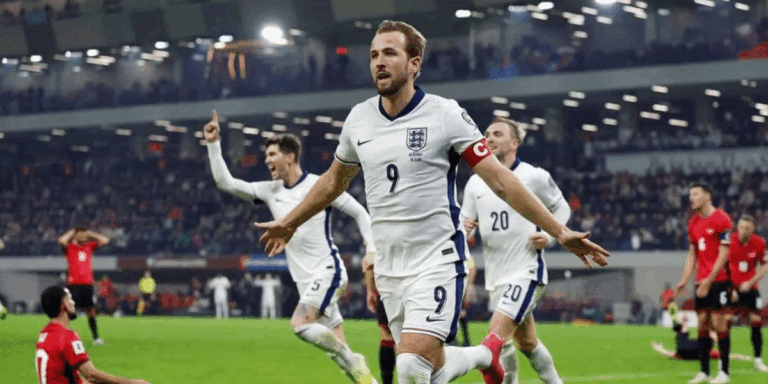 Inggris Sempurna di Kualifikasi: Dua Gol Kane Bungkam Albania